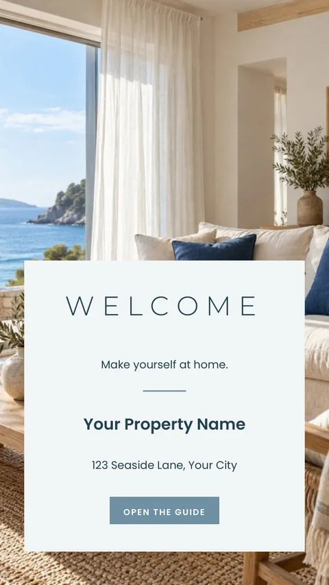 Phone Guest Guide: sample page